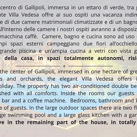 Vedesa Apartament Gallipoli