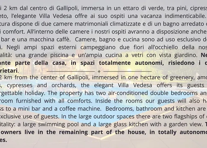 Vedesa Apartament Gallipoli